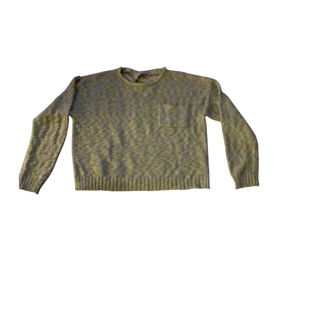 Urbanology Womens Soft Green Knit Long Sleeve Front Pocket Winter size  XL